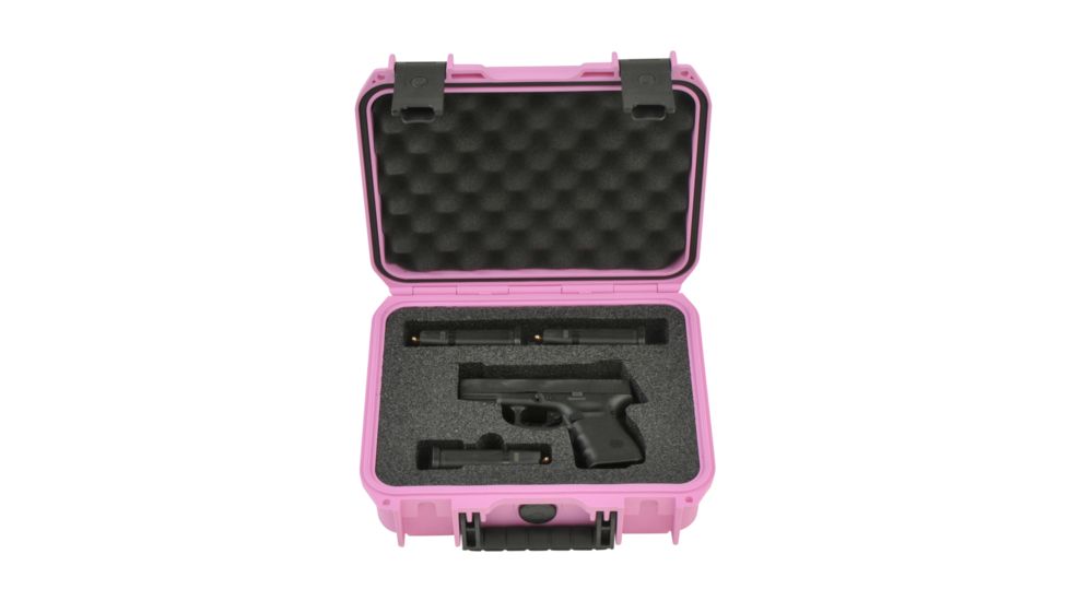 SKB Cases 3i-1209 Series Custom Single Pistol Case, Pink, 3i-1209-SP-P
