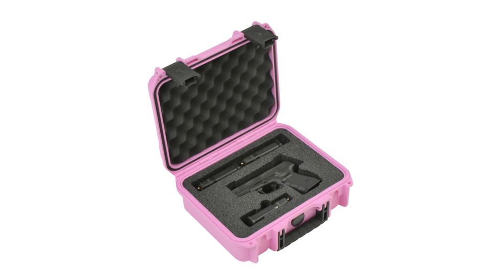 SKB Cases 3i-1209 Series Custom Single Pistol Case, Pink, 3i-1209-SP-P