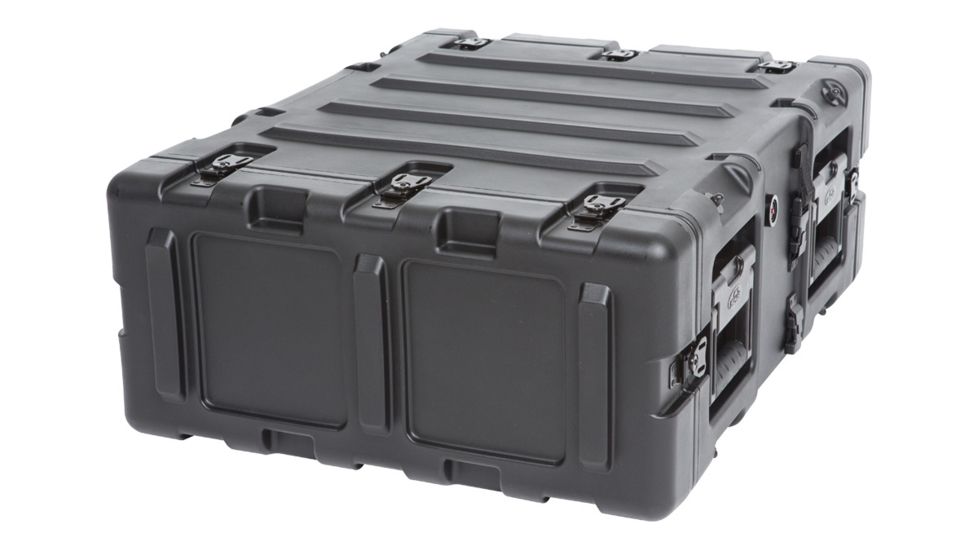 SKB Cases 3U Non-Removable Shock Rack, Rackable Depth 20in, Black, 24in x 19in x 5.25in 3RS-3U20-22B
