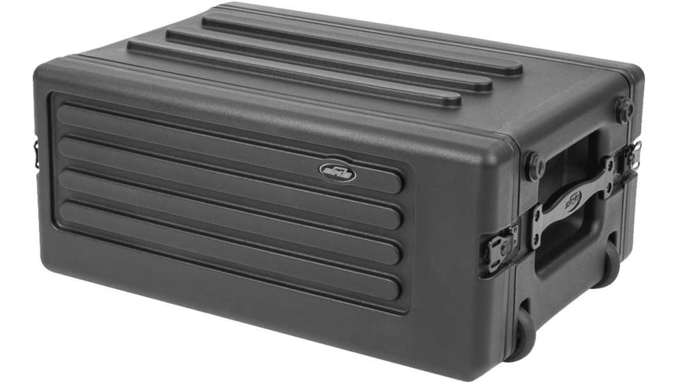 SKB Cases 4U Shallow Roto Rack, w/ wheels and handle, 1SKB-R4SW