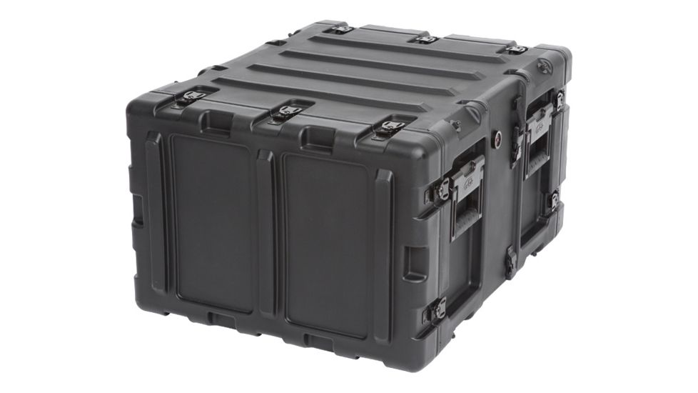 SKB Cases 6U Non-Removable Shock Rack, Rackable Depth 20in, Black, 24in x 19in x 10.5in 3RS-6U20-22B