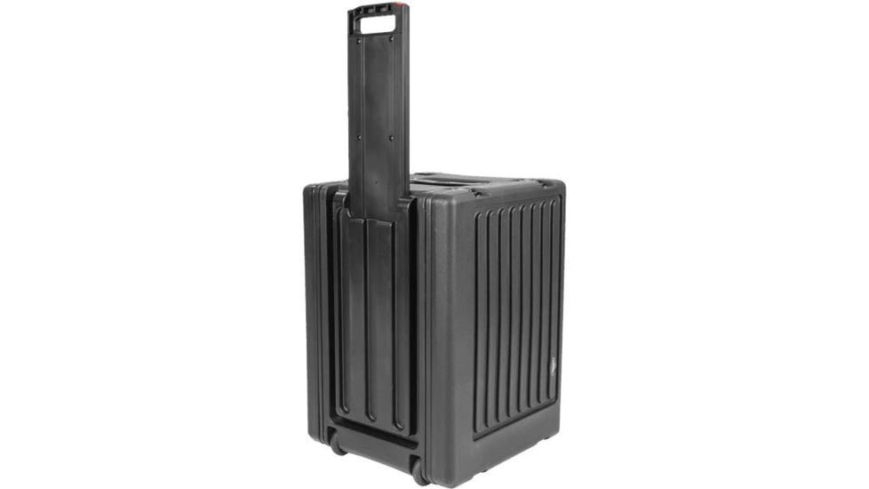 SKB Cases 8U Shallow Roto Rack, w/ wheels and handle, 1SKB-R8SW