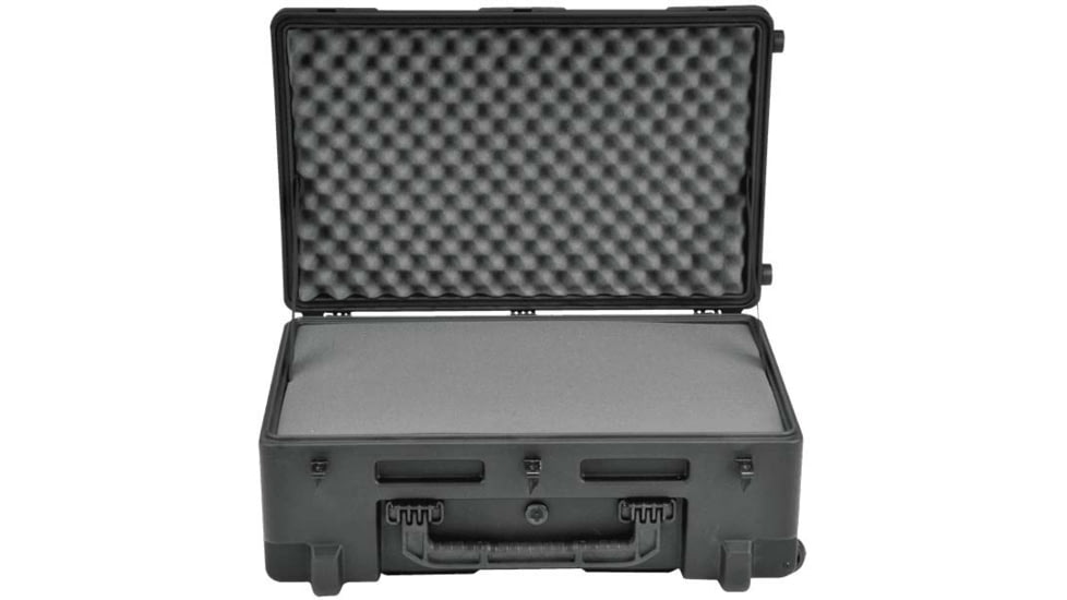 SKB Cases Cases Roto Mil-Std Waterproof Case 10 Deep with wheels &amp; pull handle 28 x 17 x 10, Cubed Foam, 3R2817-10B-CW