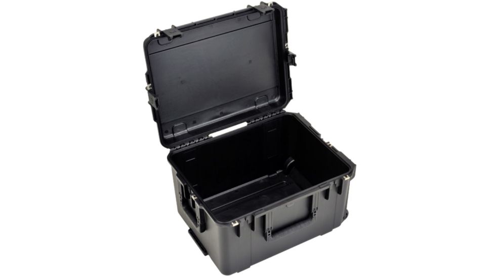 SKB Cases Injection Molded 22inx17inx12.70in Case w/Wheels, Black, 3I-2217-12BE