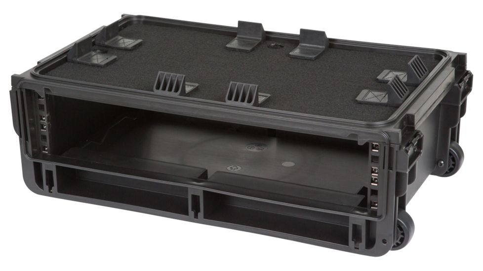 SKB Cases Injection Molded Laptop/2U Studio Flyer Rack Case, 1SKB-ISF2U