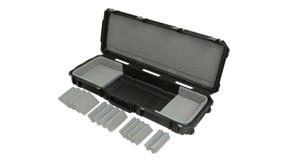 SKB Cases iSeries 61-note Narrow Keyboard Case, Black, 39.5in x 13.5in x 3.75in 3i-4214-TKBD