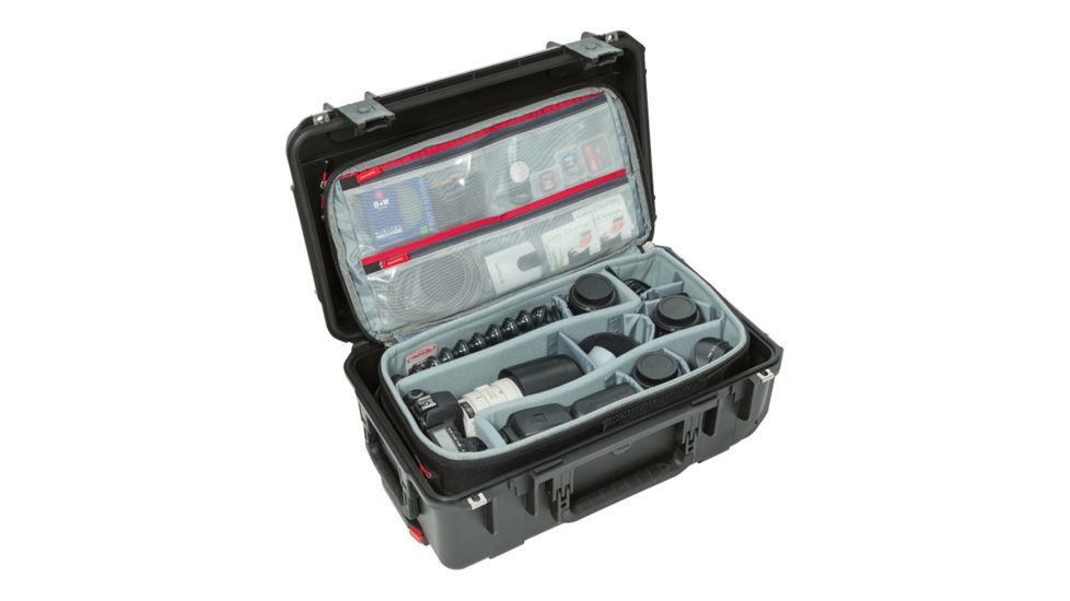 SKB Cases iSeries Case w/Think Tank Designed Photo Back Pack, Black, 18.5in x 10in x 6in 3i-2011-7BP