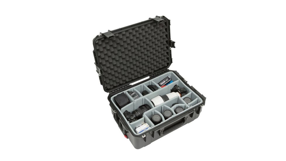 SKB Cases iSeries Case w/Think Tank Designed Photo Dividers, Black, 21in x 14.5in x 6in 3i-2215-8DT