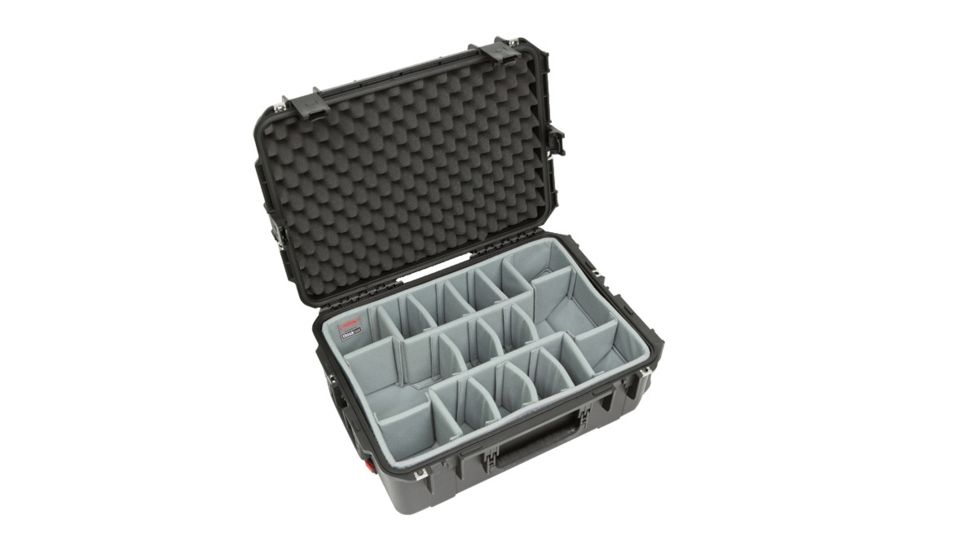 SKB Cases iSeries Case w/Think Tank Designed Photo Dividers, Black, 21in x 14.5in x 6in 3i-2215-8DT