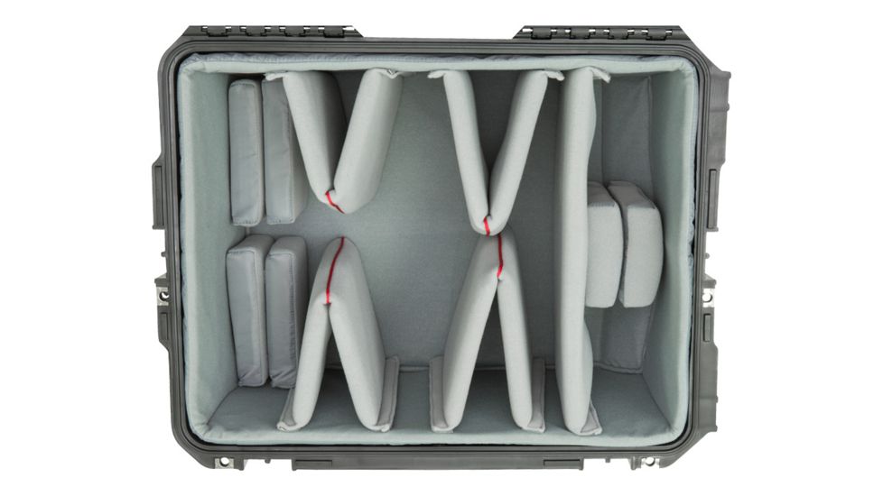 SKB Cases iSeries Case with Think Tank Designed Video Dividers and Lid Organizer, Black, 21in x 16in x 10in 3i-2217-12DL