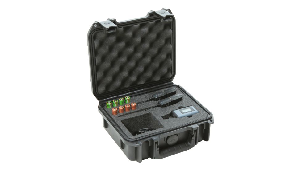 SKB Cases Mil Std. Waterproof Sennheiser SW Wireless Mic Case, Black, 10 3/4 x 9 3/4 x 9 3/4 3I0907-4-SWK
