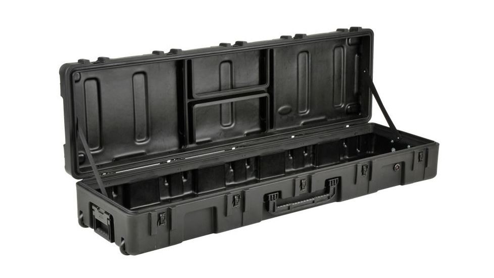 SKB Cases R Series 6416-8 Waterproof Utility Case with Wheels, Black, 64 3/4" x 18 1/4" x 10" 3R6416-8B-EW