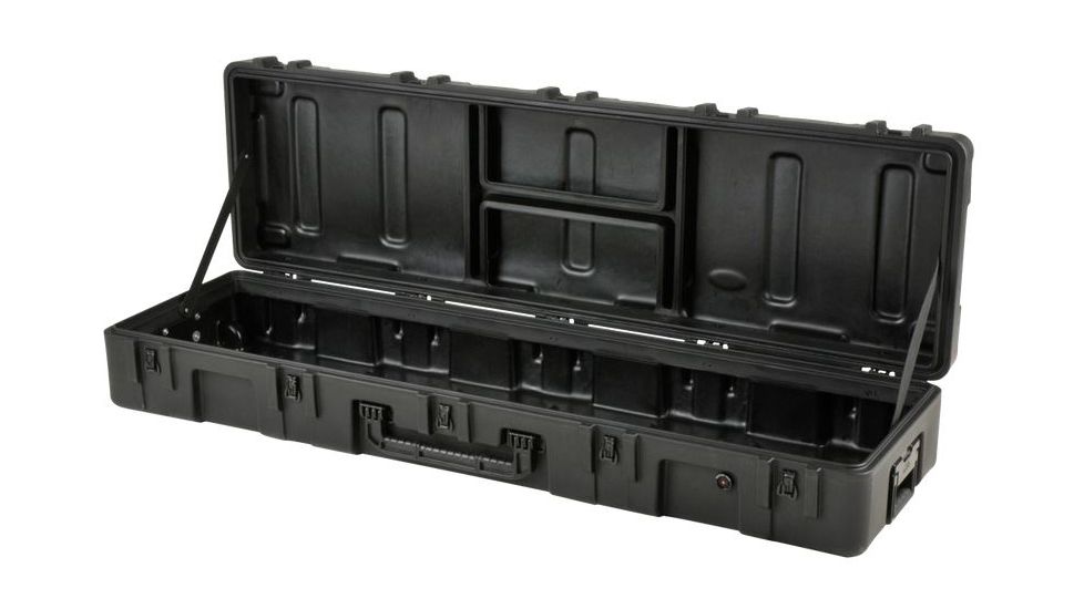 SKB Cases R Series 6416-8 Waterproof Utility Case with Wheels, Black, 64 3/4" x 18 1/4" x 10" 3R6416-8B-EW
