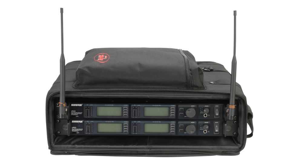 SKB Cases Rotationally Formed 19inx2U Case, Black, 1SKB-SC192U