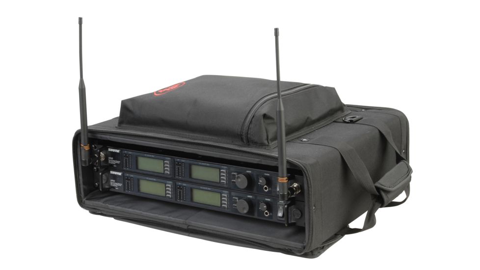 SKB Cases Rotationally Formed 19inx2U Case, Black, 1SKB-SC192U