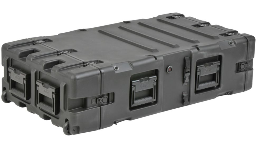 SKB Cases Static Shock Rack Sysytem, Black, 19in rackable x 30in deep x 7in high 3RS-4U30-25B