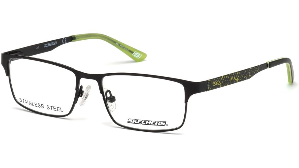 Skechers SE1149 Eyeglass Frames - Matte Black Frame Color, Matte Black Lens Color