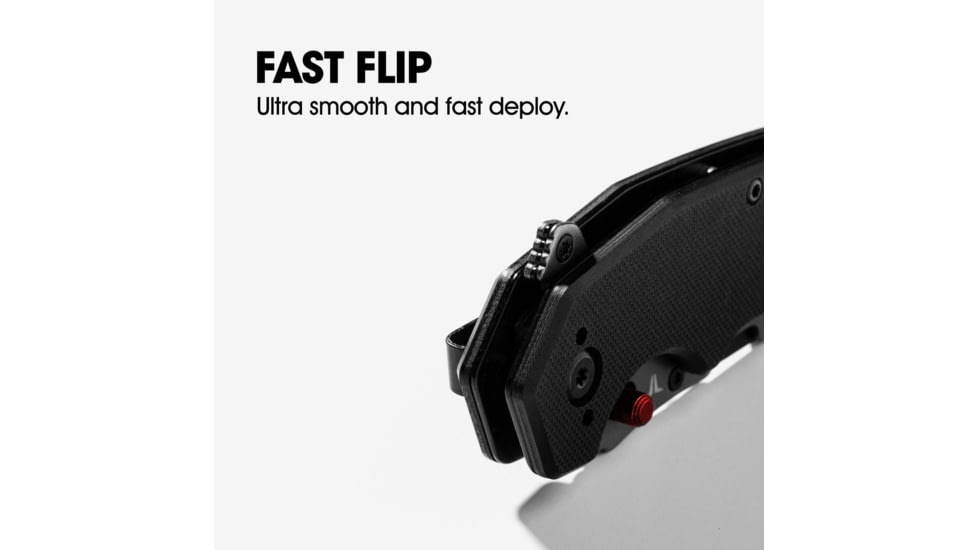 SKEETER HAWK Replaceable Blades Fast Flip Knife, Black, TRU-FMK-1003