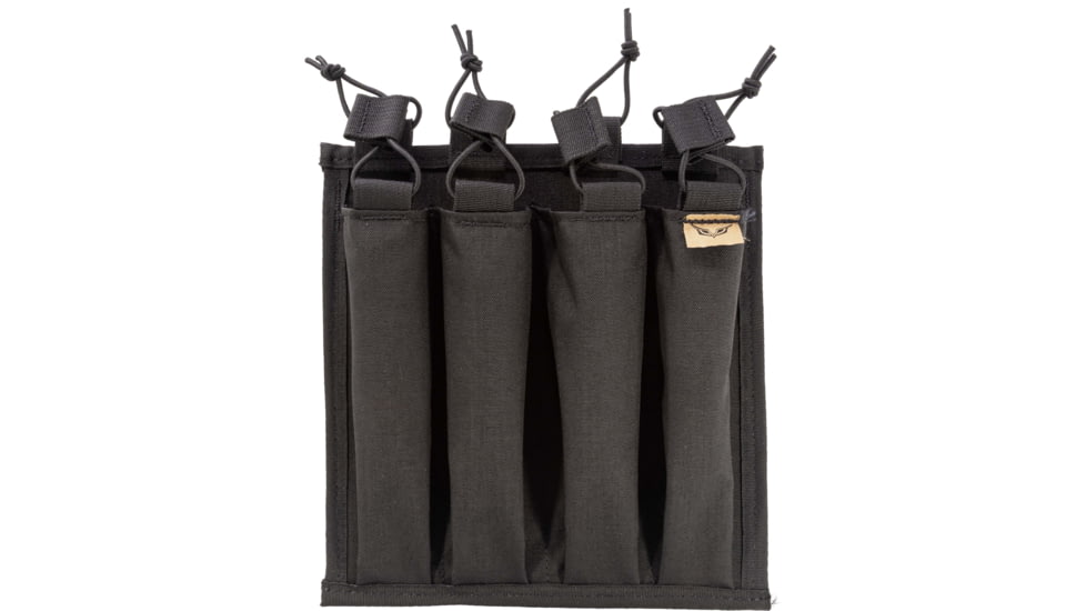 SKILI Gear Machine Gun Quad Mag Holder, Black, ACBK001802