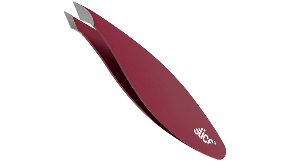 Slice Inc Wide-Grip Precision Tweezers,Non-Slip Stainless,Combo Tip SL10457