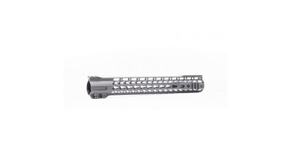SLR 13.7 inch SOLO Hybrid KeyMod 5.56 Handguard, Black 00810646033382