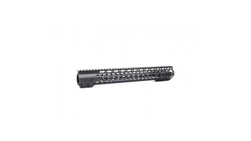 SLR 15.5 inch SOLO KeyMod 5.56 Handguard, Black 00810646033672