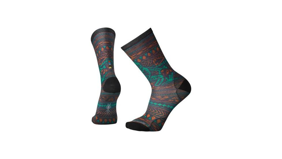 Smartwool Dart Frog Print Crew Sock - Men's, Capri, Large SW003830810-L