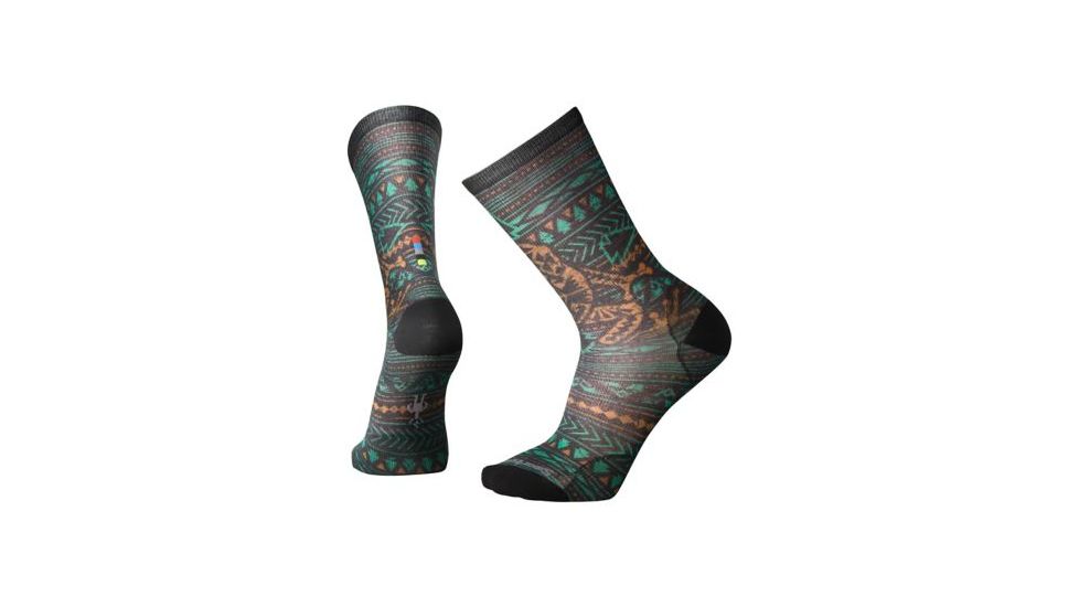 Smartwool Dart Frog Print Crew Sock - Men's, Cardamom, Large SW003830877-L