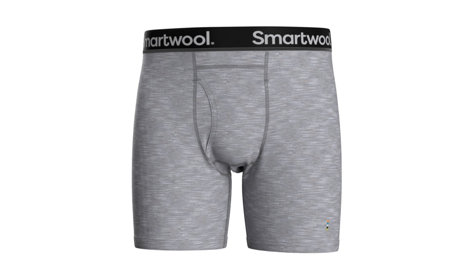 Smartwool Merino Boxer Brief Boxed - Mens, Light Gray Heather, Extra Large, SW0169985451-XL