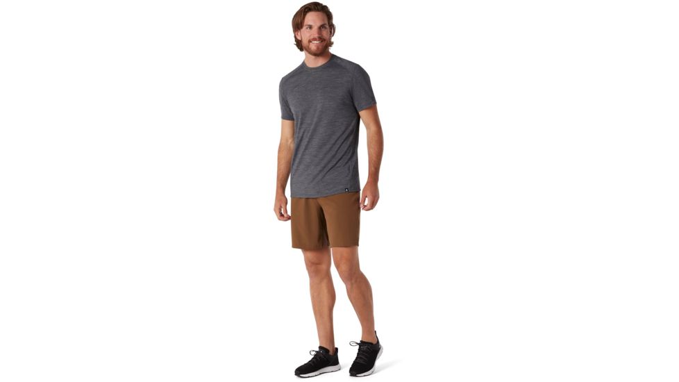 Smartwool Merino Sport 150 Hidden Pocket Tee - Mens, Medium Gray Heather, Extra Large, SW000371084-XL