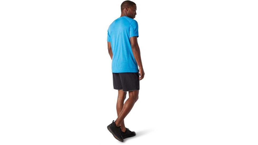 Smartwool Merino Sport 150 Hidden Pocket Tee - Mens, Ocean Blue, Large, SW000371D15-L