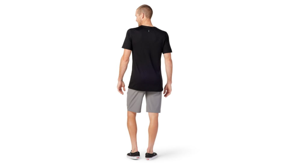 Smartwool Merino Sport 150 Overland Adventure Short Sleeve Graphic Tee - Mens, Black, Medium, SW016570001M