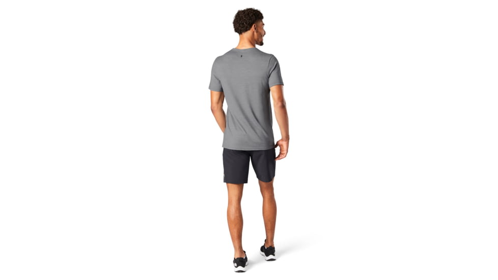 Smartwool Merino Sport 150 Rocky Range Graphic Tee - Mens, Light Gray Heather, Large, SW000796545L