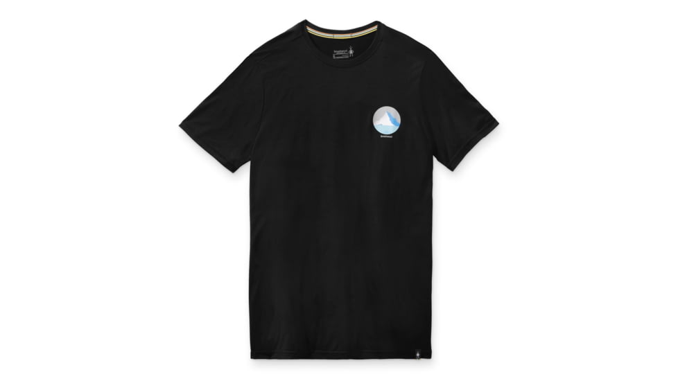 Smartwool Merino Sport 150 Two Peaks Graphic Tee - Mens, Black, Medium, SW000793001M