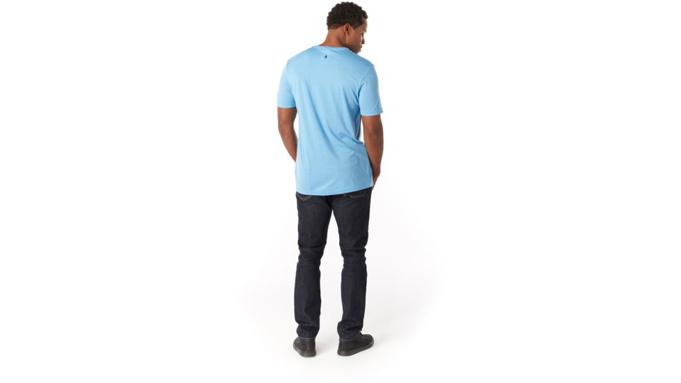 Smartwool Merino Sport 150 Winter Workhorse Tee - Mens, Geyser Blue, Extra Large, SW019020B35-XL