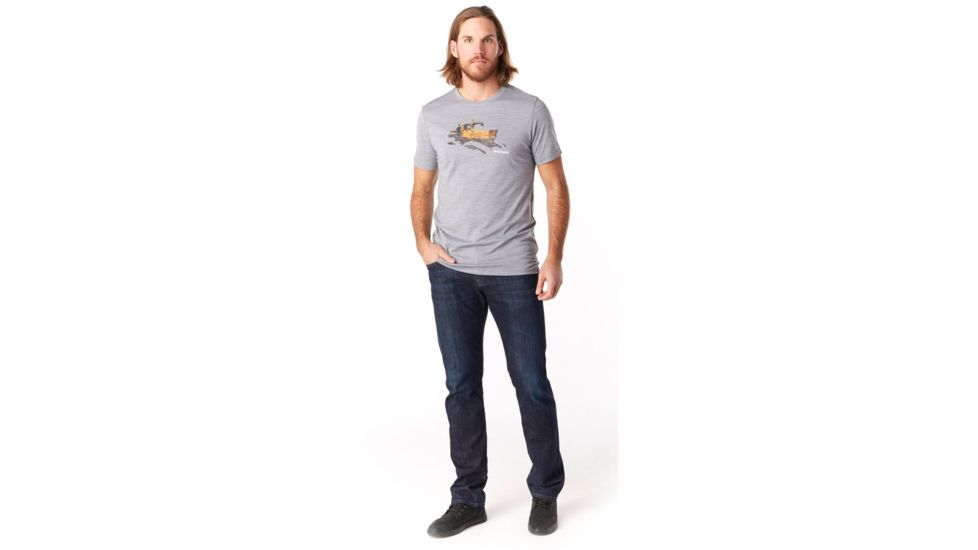 Smartwool Merino Sport 150 Winter Workhorse Tee - Mens, Light Gray Heather, Small, SW019020545-S