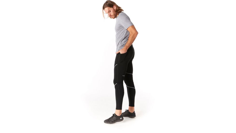 Smartwool Merino Sport Fleece Tight - Mens, Black, 2XL, SW016135001-XXL