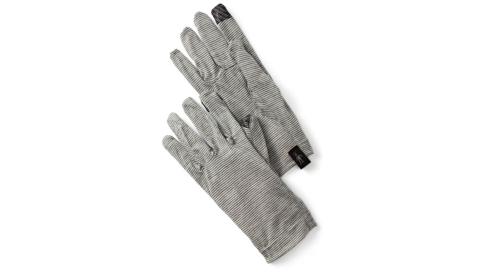 Smartwool NTS Micro 150 Glove-Silver Gray Heather-X-Large