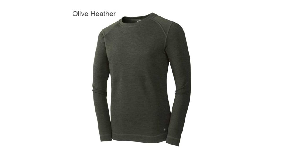 Smartwool NTS Mid 250 Crew - Men's-Olive Heather M