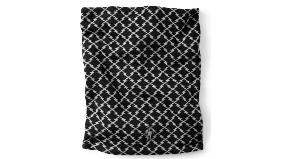 Smartwool NTS Mid 250 Reversible Neck Gaiter - Men's -Black/Light Gray