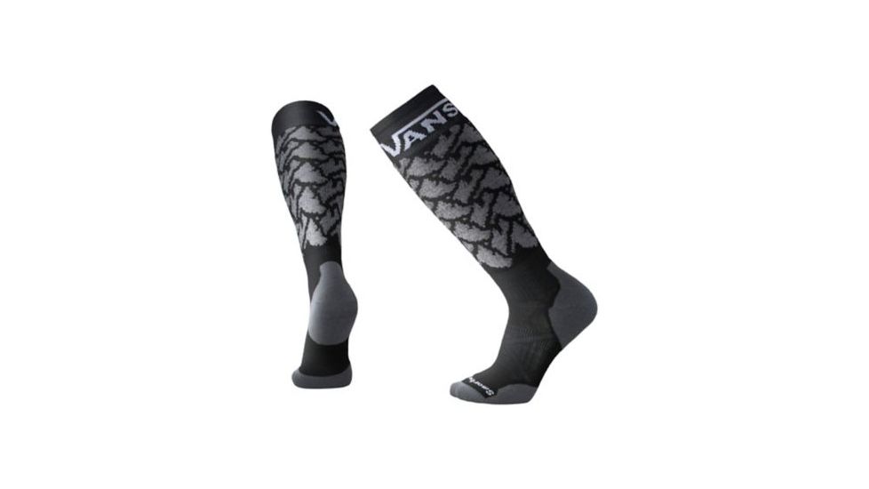 Smartwool PhD Slopestyle Light VANS Mountains  Sock - Men's, Graphite, Medium SW001389018-M