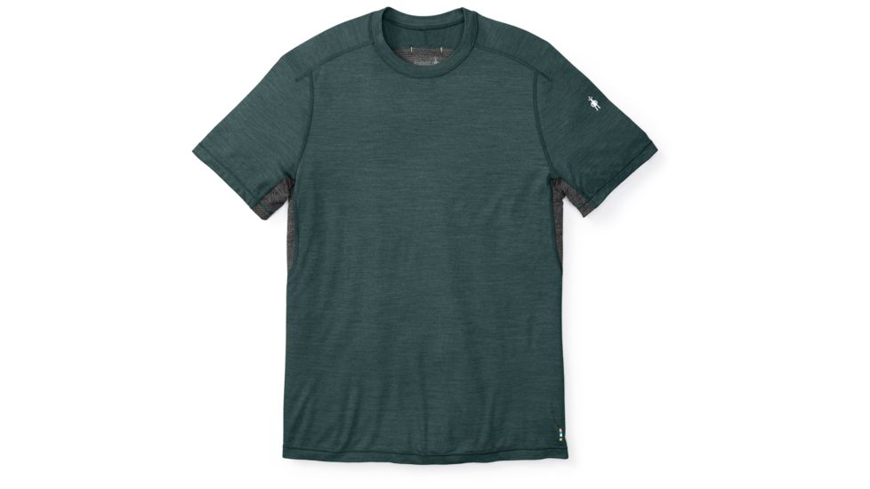 Smartwool PhD Ultra Light Short Sleeve Shirt Mens, Midnight Green, S, SW016096393-S
