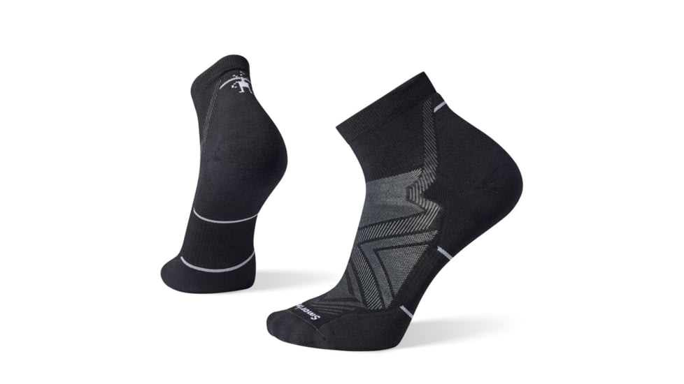 Smartwool Run Targeted Cushion Ankle Socks - Mens, Black, Medium, SW001661001M