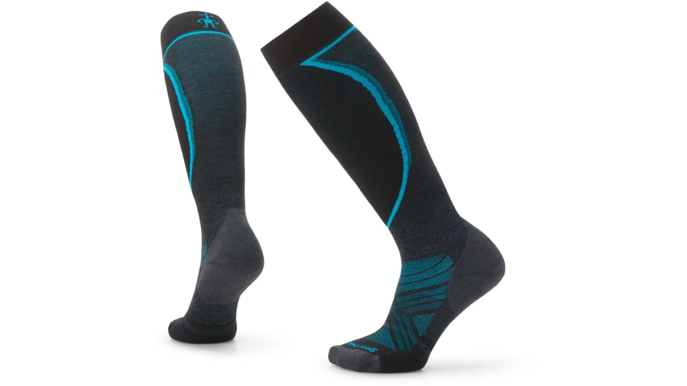 Smartwool Ski Targeted Cushion OTC Socks - Womens, 003 Charcoal, Large, SW001862003L