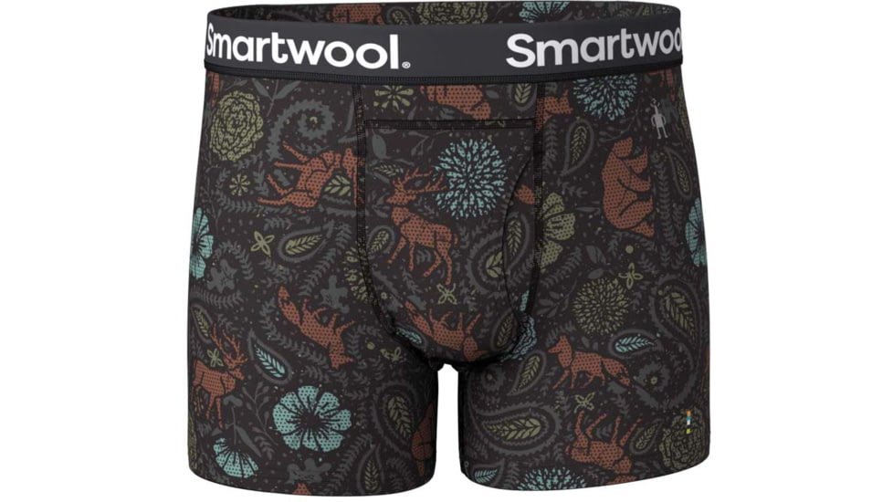 Smartwool Merino Print Boxer Brief Boxed - Mens
