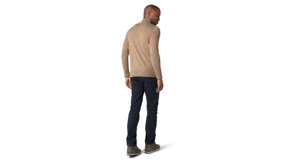 Smartwool Sparwood Half Zip Sweater - Mens, Camel Heather/Military Olive Heather, 2XL, SW016427E51-XXL