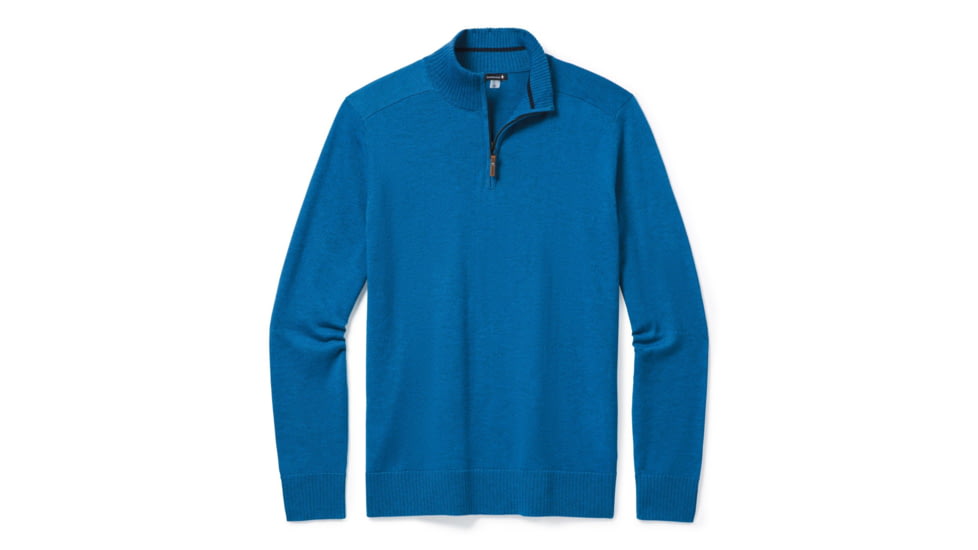 Smartwool Sparwood Half Zip Sweater - Mens, Neptune Blue Heather, Medium, SW016427E19-M