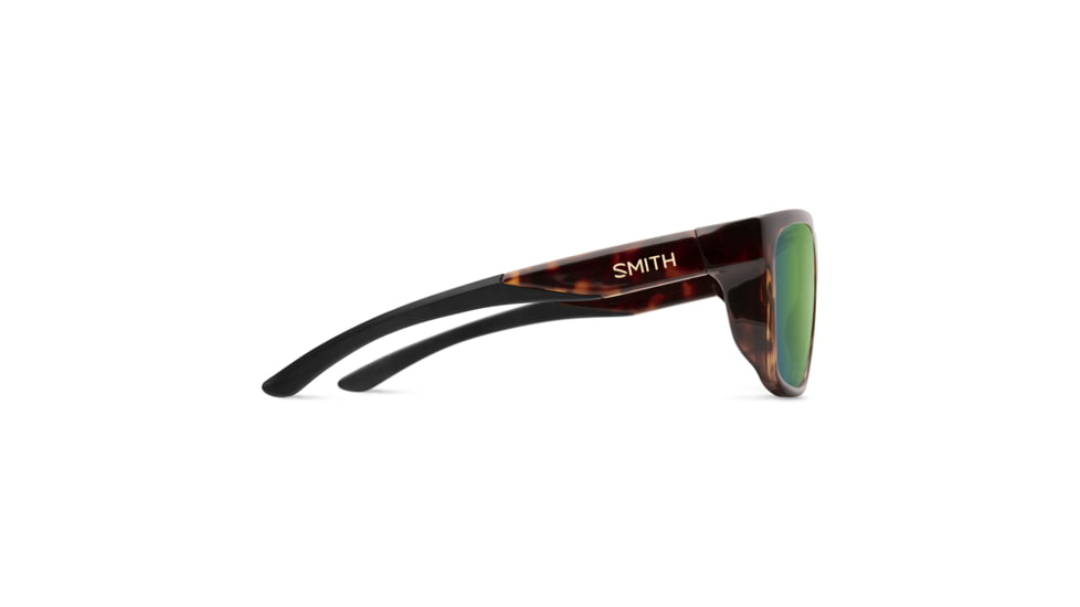 Smith Barra Sunglasses, Tortoise Frame, ChromaPop Glass Polarized Green Mirror Lens, 20522308660UI