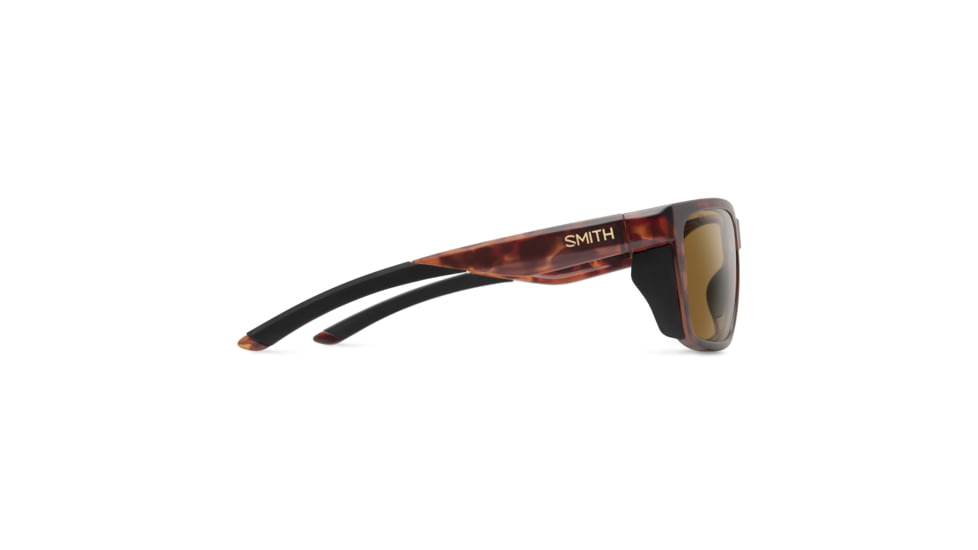 Smith Longfin Sunglasses, Matte Tortoise Frame, ChromaPop Polarized Brown Lens, 201515N9P59L5