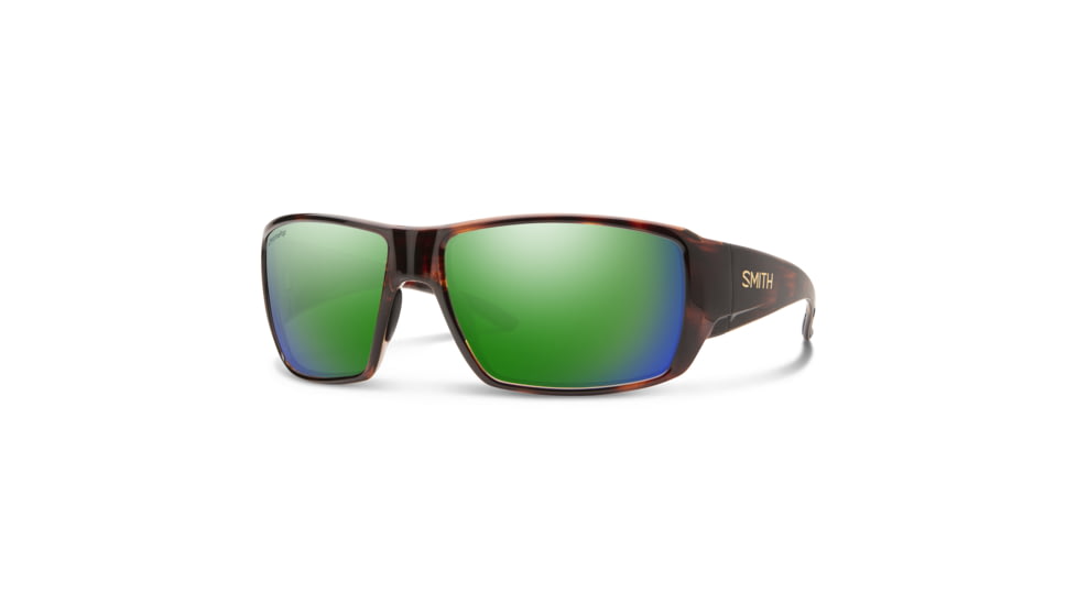 Smith Optics Guides Choice Sunglasses, ChromaPop Glass Polarized Green Mirror Lens, Tortoise Frame, 20494708662UI